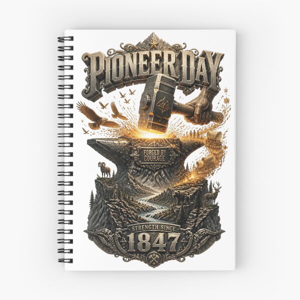 Item preview, Pioneer Day Forged By Courage designed and sold by Sovereign Supply Co..