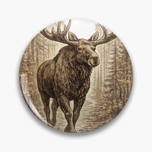 Item preview, Bull Moose Autumn Trail designed and sold by KrungiT Design .