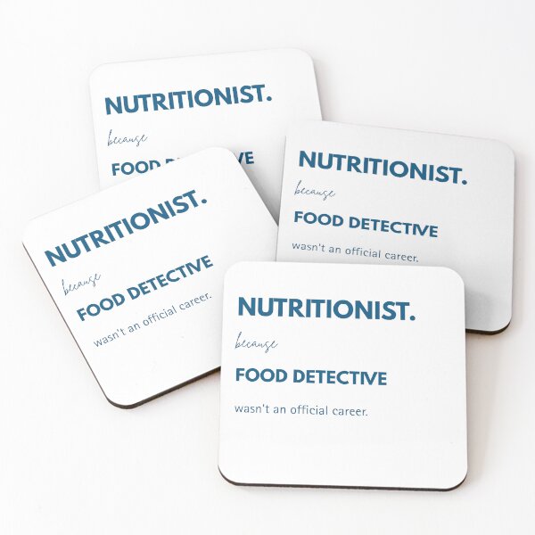 Item preview, Nutritionist because Food detective wasn't an official career designed and sold by IzoTee.