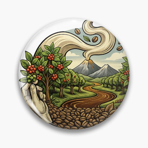 Item preview, Coffee World with Mountain designed and sold by 4U---Store.