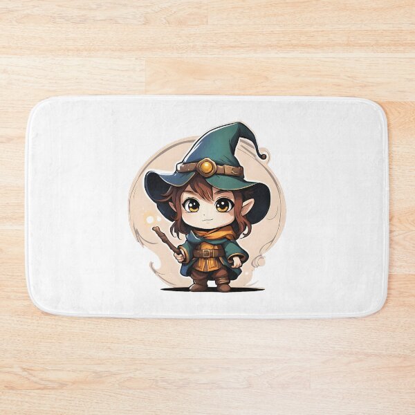 Item preview, Halfling Wizard Chibi designed and sold by tanmoraigs.