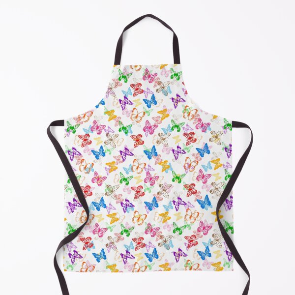 Item preview, Colorful Butterfly Pattern Design - White designed and sold by PatternTitan.