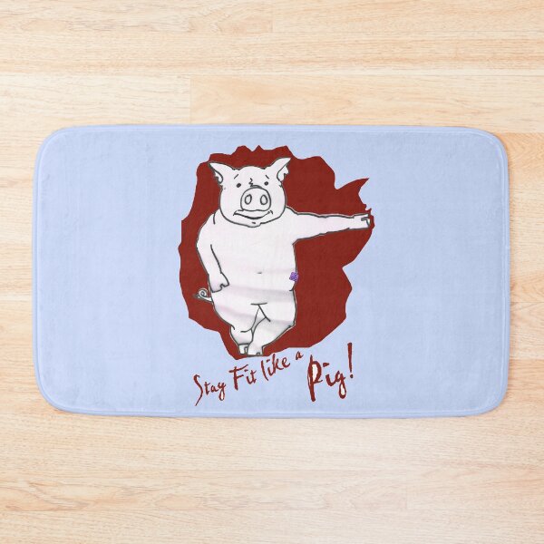 Item preview, Stay Fit Like A Pig (drawing by ACCI)  designed and sold by VanyssaGraphics.