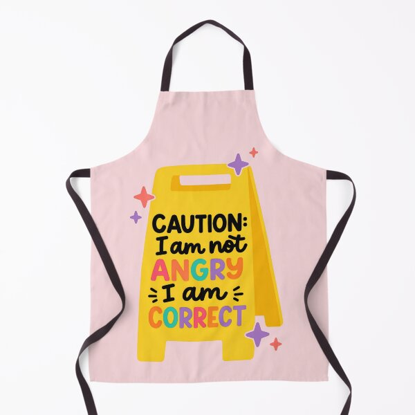 Item preview, I Am Not Angry I Am Correct Funny Sarcastic Quote Retro Typography Design designed and sold by ronakris009.