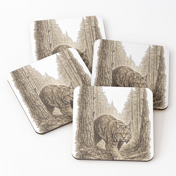 Item preview, Canada Lynx Silent Stalker designed and sold by KrungiT Design .