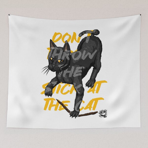 Item preview, Don't Throw the Stick at The Cat nº2 designed and sold by Colmeia de Ideias.