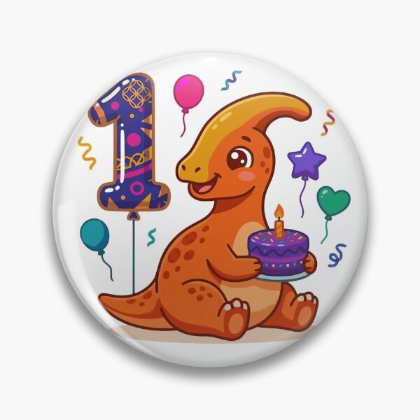 Item preview, One Saurus orange Parasaur 1st birthday gift toddler dino lover designed and sold by Tronstell.