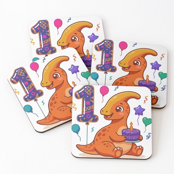 Item preview, One Saurus orange Parasaur 1st birthday gift toddler dino lover designed and sold by Tronstell.