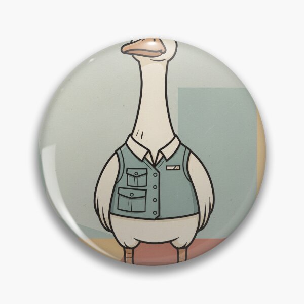 Item preview, Emotional Support Goose Reporting for Duty Funny Art designed and sold by PictorialWhimsy.