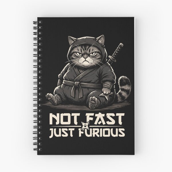 Item preview, Furious Ninja Cat  designed and sold by blindninja.