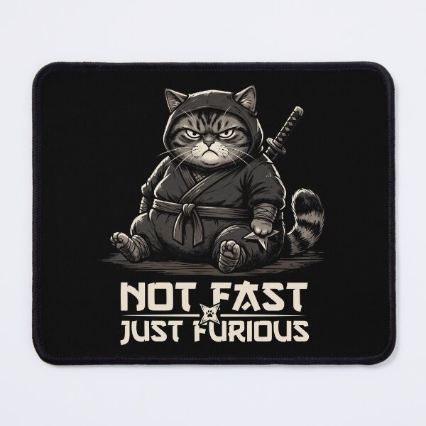 Item preview, Furious Ninja Cat  designed and sold by blindninja.