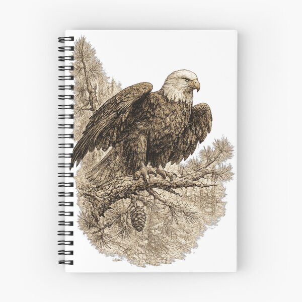 Item preview, Bald Eagle Forest Watch designed and sold by KrungiT Design .