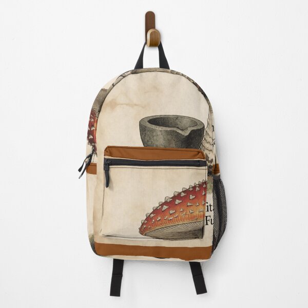Item preview, "Funny Mushroom Therapist Amanita Vintage Botanical Mycology Science Art" designed and sold by Arobinoz.