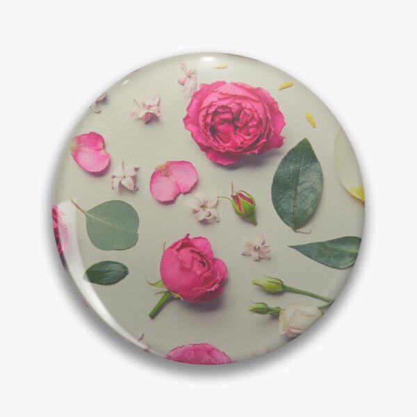 Item preview, Romantic Pink Roses Flat Lay Aesthetic Design designed and sold by Giota29.