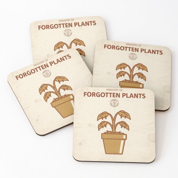 Item preview, Ministry of Forgotten Plants Retro Poster designed and sold by PictorialWhimsy.