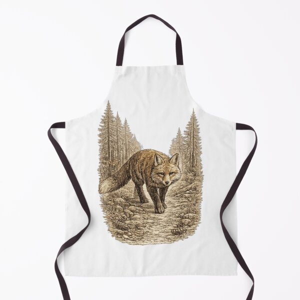 Item preview, Red Fox Woodland Trail designed and sold by KrungiT Design .