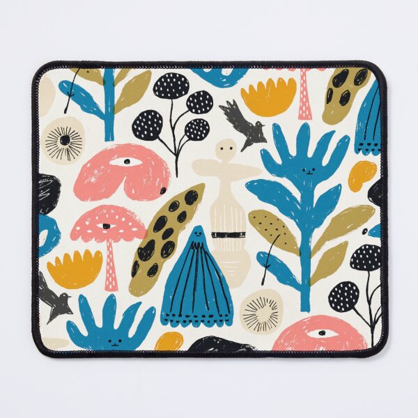 Item preview, Mushrooms botanical pattern designed and sold by AngelinaBezm.
