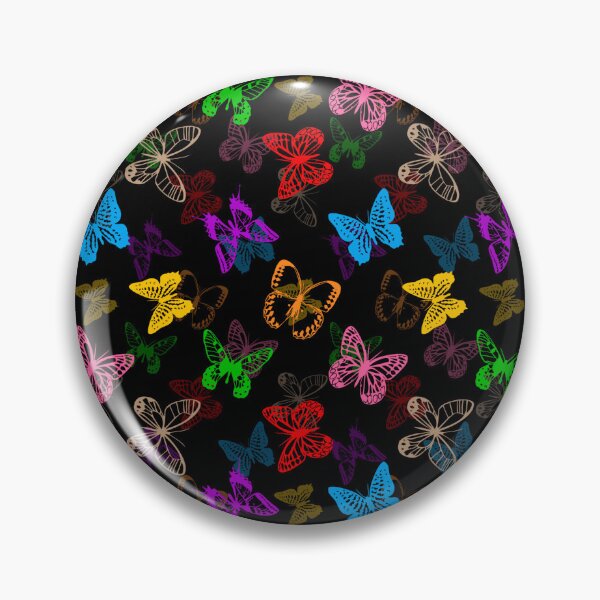 Item preview,  Colorful Butterfly Pattern Design - Black  designed and sold by PatternTitan.