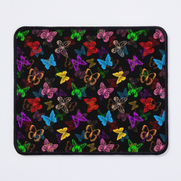 Item preview,  Colorful Butterfly Pattern Design - Black  designed and sold by PatternTitan.
