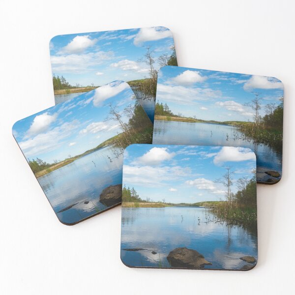 Item preview, Tranquil lake landscape in Sweden designed and sold by Claudia-Evans.