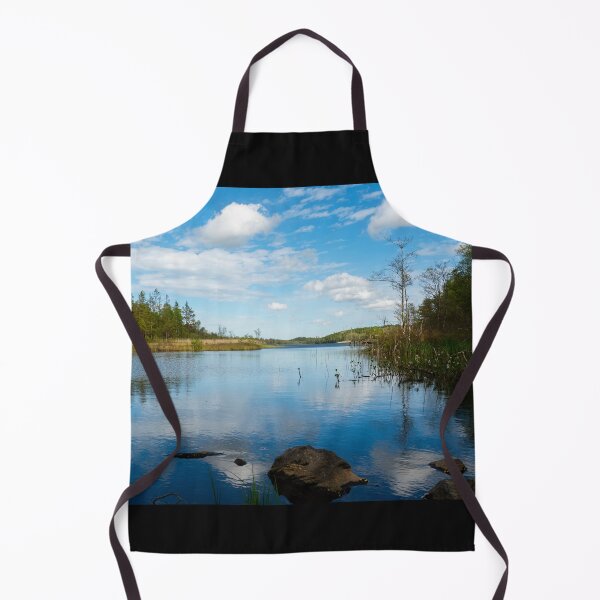 Item preview, Tranquil lake landscape in Sweden designed and sold by Claudia-Evans.