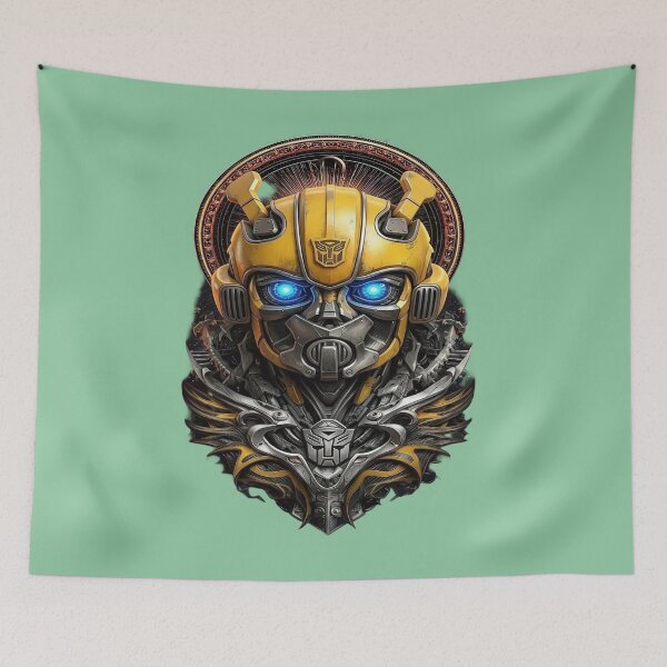 Item preview, The Golden Dawn Scout – Legendary Bumblebee – Yellow and Silver Autobot Emblem designed and sold by RAYBIL.