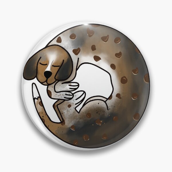 Item preview, Blue Tick Chocolate Chip Beagle Bagel designed and sold by Lacey Stonesifer.