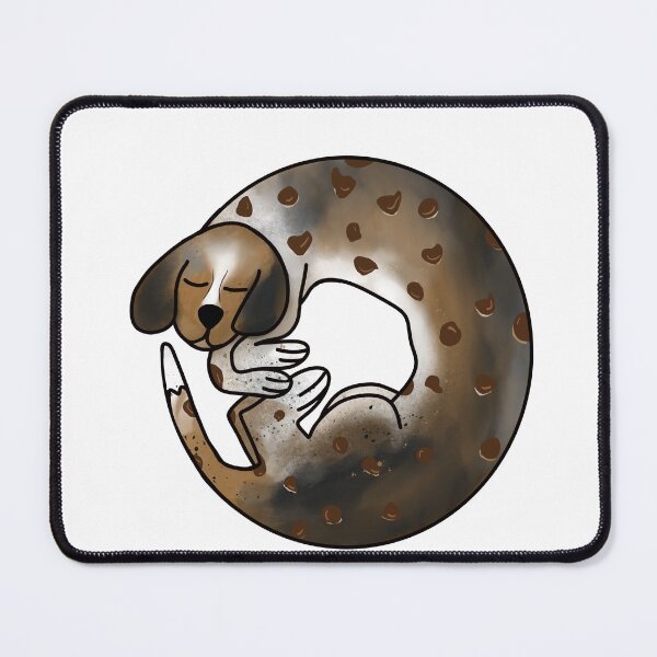 Item preview, Blue Tick Chocolate Chip Beagle Bagel designed and sold by Lacey Stonesifer.