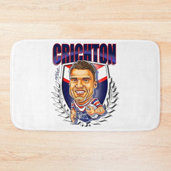 Artikelvorschau, Angus Crichton Cartoon Design - Sydney Roosters Nrl entworfen und verkauft von amissoca.