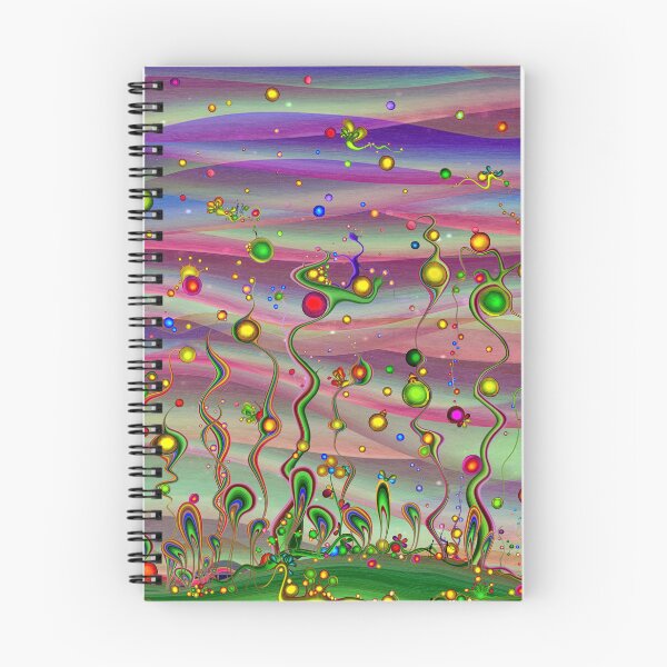 Item preview, Psychedelic Alien Forest | Strange World Journal designed and sold by Ofir mor.