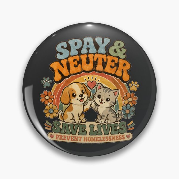 Item preview, Cute Spay & Neuter Save Lives  designed and sold by PunchDrop.