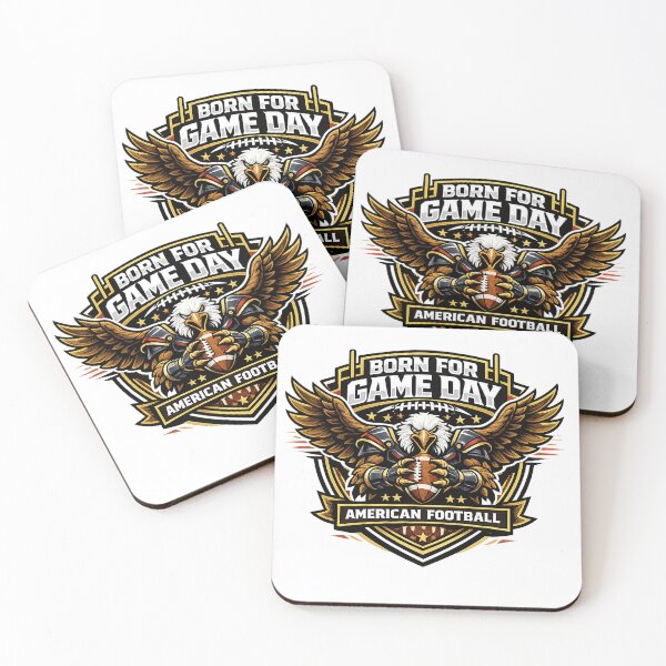 Item preview, Born For Game Day Eagle Mascot American Football Vector  designed and sold by wizooo411.