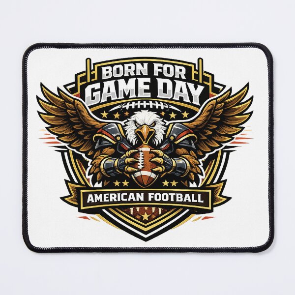Item preview, Born For Game Day Eagle Mascot American Football Vector  designed and sold by wizooo411.