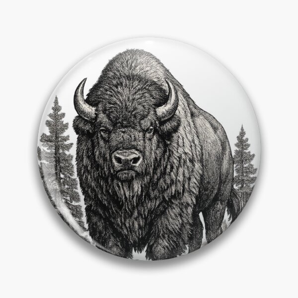 Item preview, American Bison Frontier designed and sold by KrungiT Design .