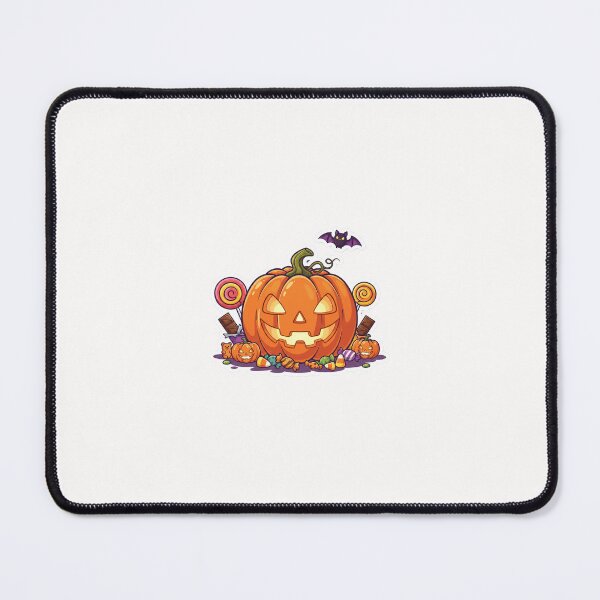 Item preview, Smiling Pumpkin with Halloween Treats sticker designed and sold by Designertanya.
