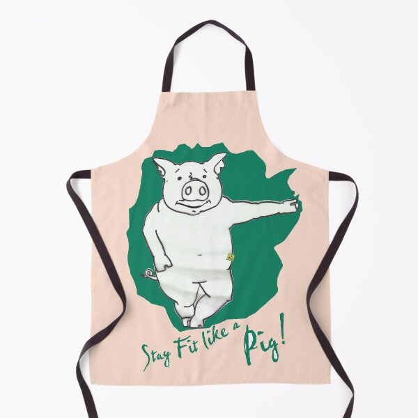Item preview, Stay Fit Like A Pig (drawing by ACCI) designed and sold by VanyssaGraphics.