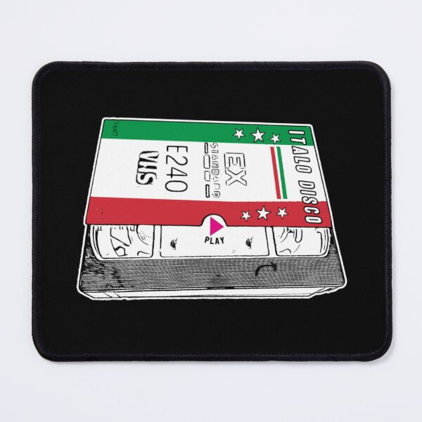Item preview, Italo Disco VHS Cassette Retro 80s Trikolor Tape designed and sold by Graphroad.