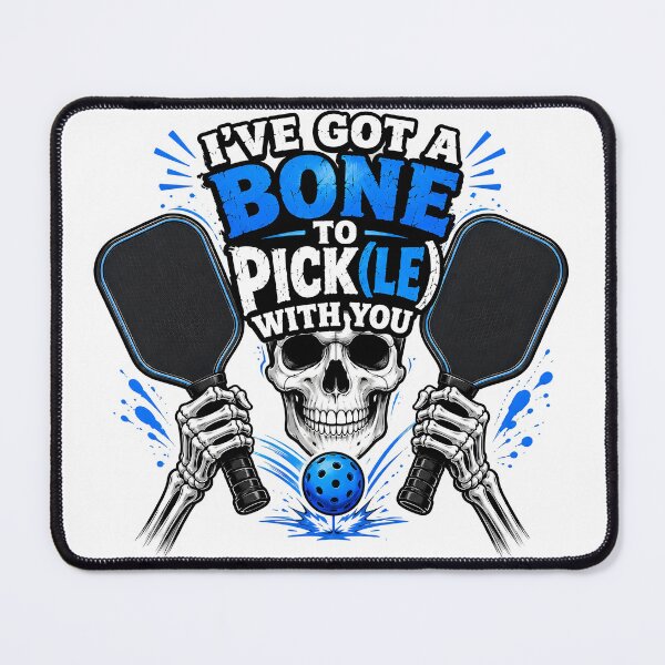 Item preview, I’ve Got a Bone to Pick(le) With You – Funny Pickleball Skeleton Shirt designed and sold by ALVISION-CREATE.