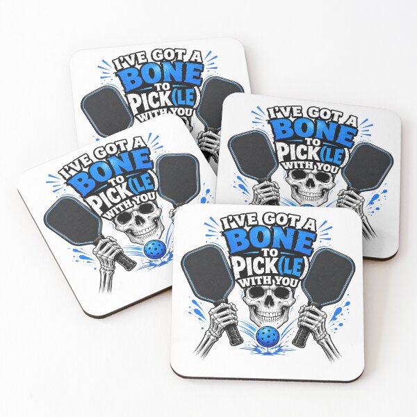 Item preview, I’ve Got a Bone to Pick(le) With You – Funny Pickleball Skeleton Shirt designed and sold by ALVISION-CREATE.