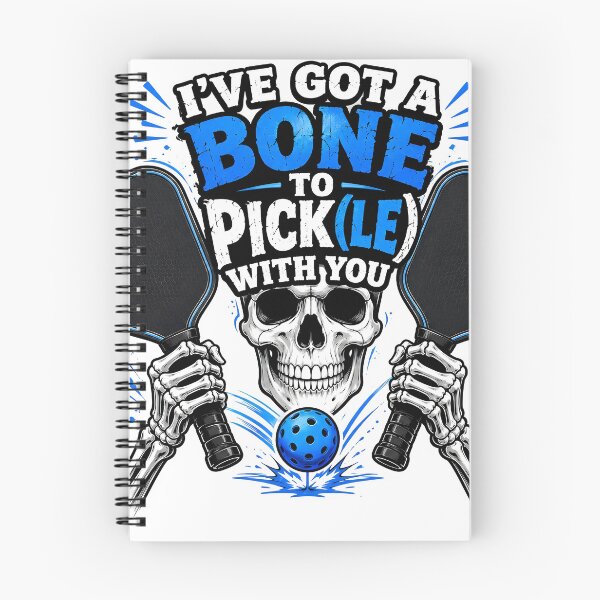 Item preview, I’ve Got a Bone to Pick(le) With You – Funny Pickleball Skeleton Shirt designed and sold by ALVISION-CREATE.