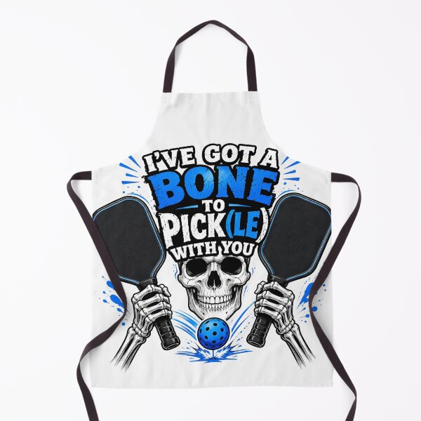 Item preview, I’ve Got a Bone to Pick(le) With You – Funny Pickleball Skeleton Shirt designed and sold by ALVISION-CREATE.