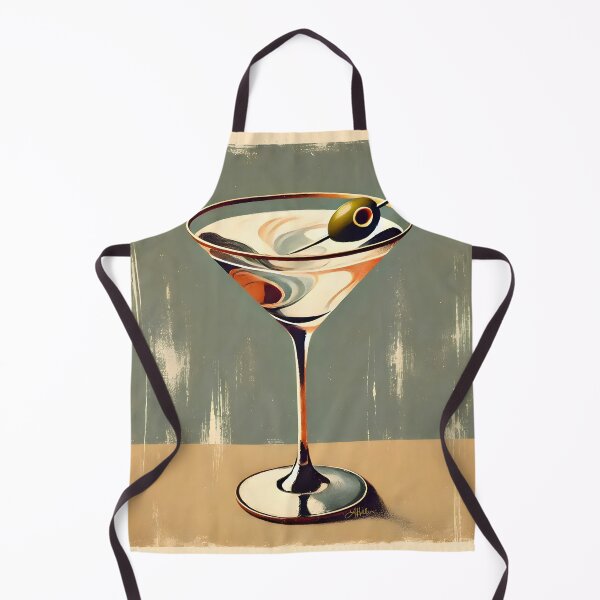 Item preview, Mid Century Modern Painted Martini designed and sold by Lee Hiller Designs.