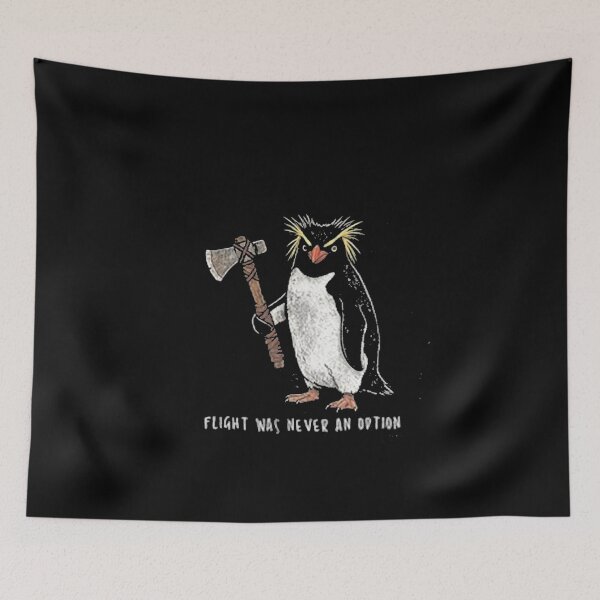 Item preview,  Flight Was Never An Option - Funny Penguin Axe  designed and sold by Gbriel3.