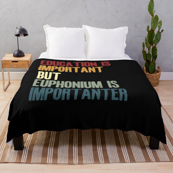 Item preview, Education Is Important But Euphonium Is Importanter Euphonium Player Musician Band designed and sold by JonesFlora2025.