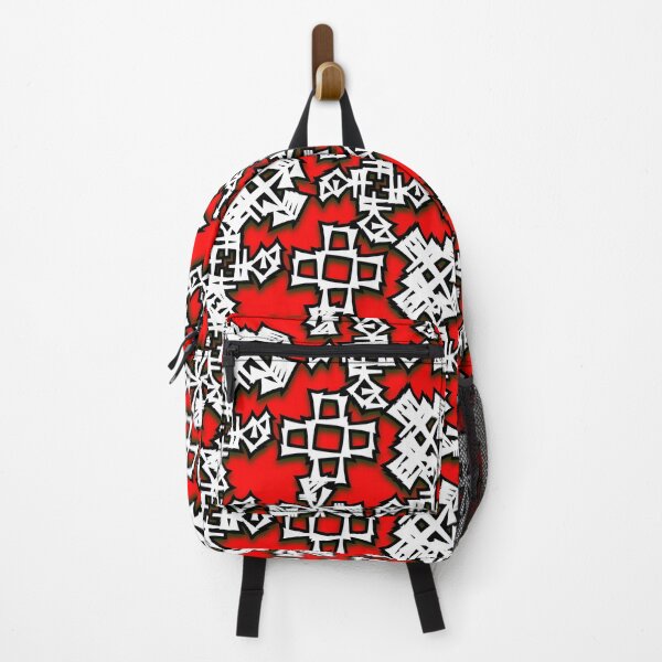 Item preview, Abstract Geometric Pattern Red White Black Minimalist Art designed and sold by Articora.