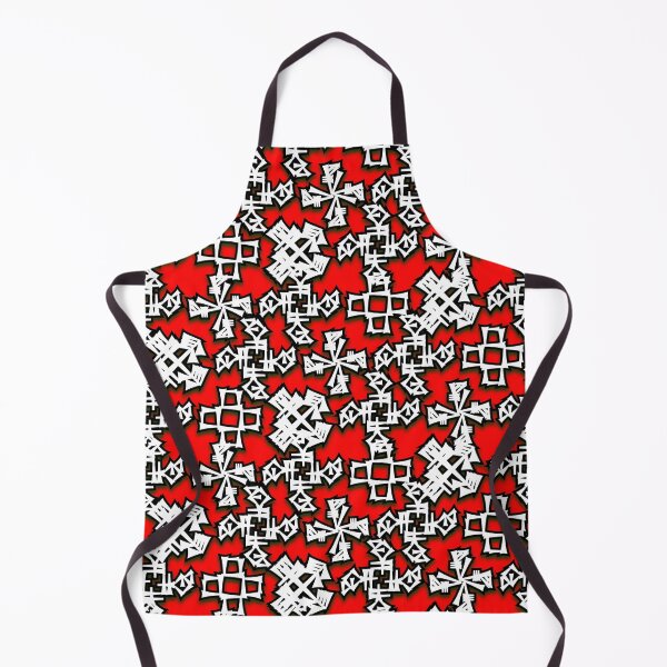 Item preview, Abstract Geometric Pattern Red White Black Minimalist Art designed and sold by Articora.