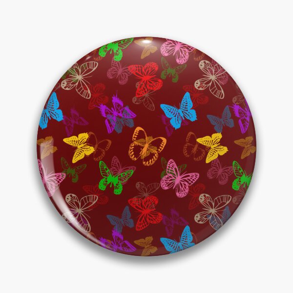 Item preview, Colorful Butterfly Pattern Design - Red designed and sold by PatternTitan.