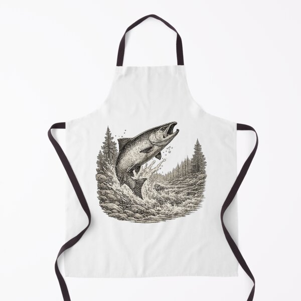 Item preview, Chinook Salmon Upstream Run designed and sold by KrungiT Design .