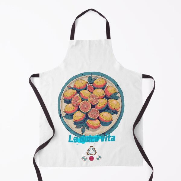 Item preview, La Dolce Vita – Citrus Plate Illustration designed and sold by m-yoga-store.