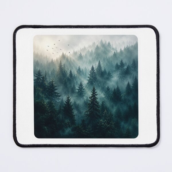 Item preview, So Far From Home In A Misty Foggy Fall Wilderness Forest designed and sold by SMARTKIT DESIGNAGENCY.